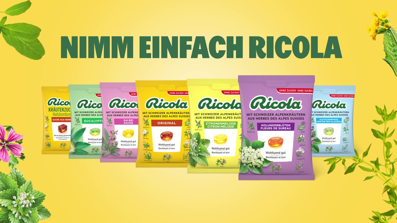 Ricola Rainbow — DOOH creative on the SPAR network
