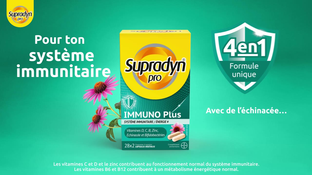 Supradyn pro Immuno Plus — DOOH spot (French)