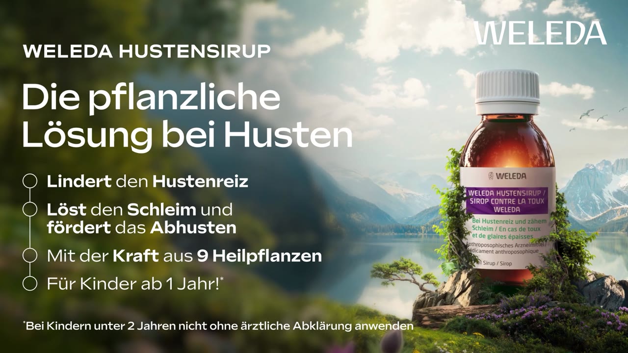 Weleda Hustensirup — Spot-Standbild (Deutsch)
