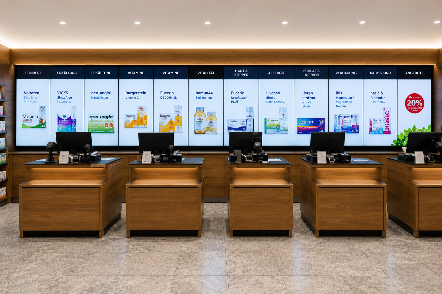 Installation Digital Signage : Maxi-videowalls
