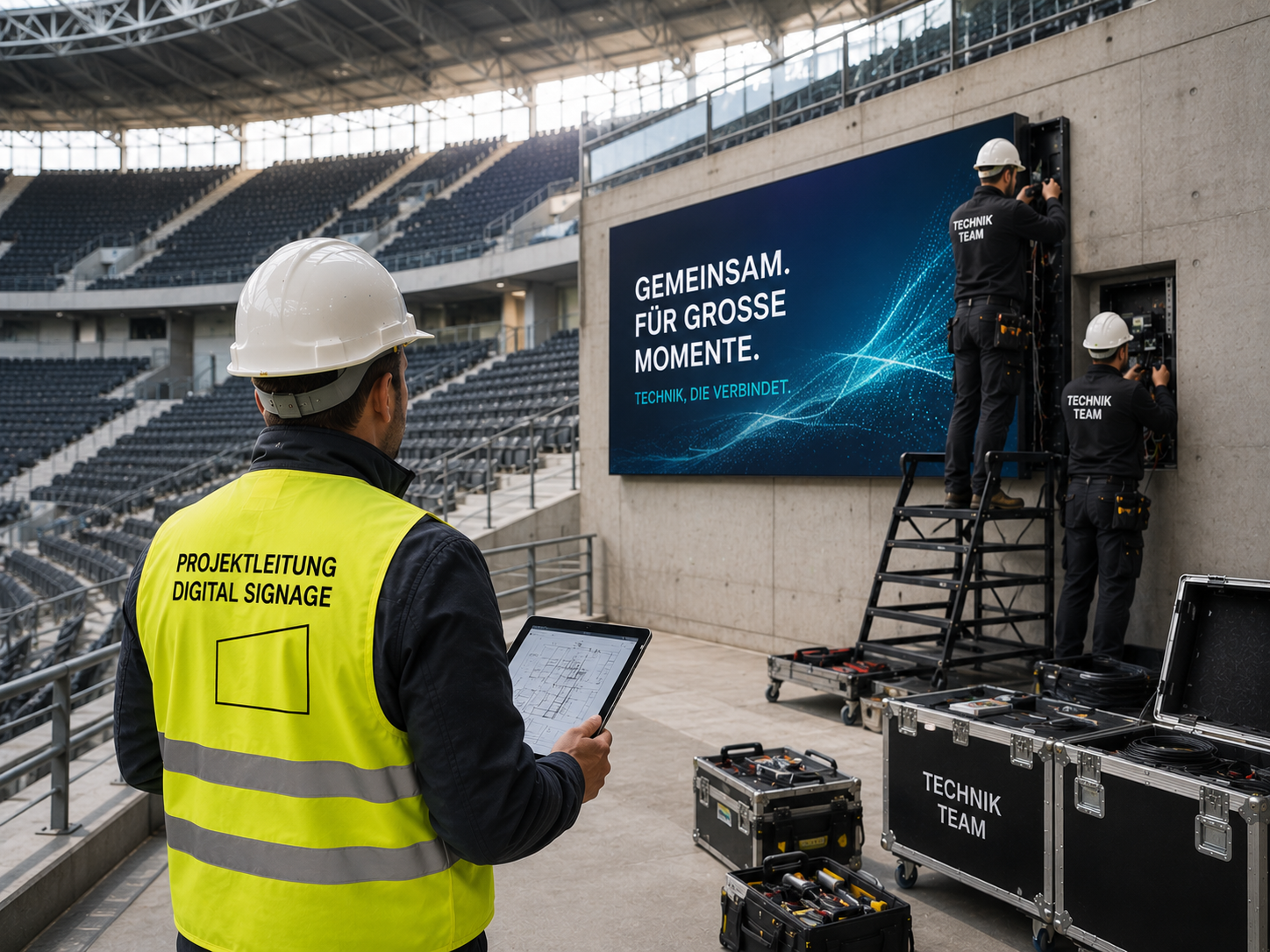 Installation Digital Signage : Direction de projet
