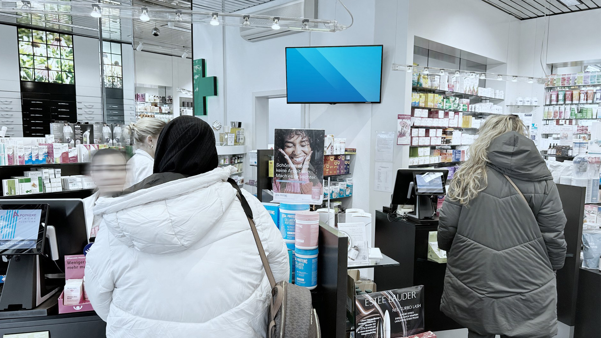 POS-Healthcare — DOOH advertising screen