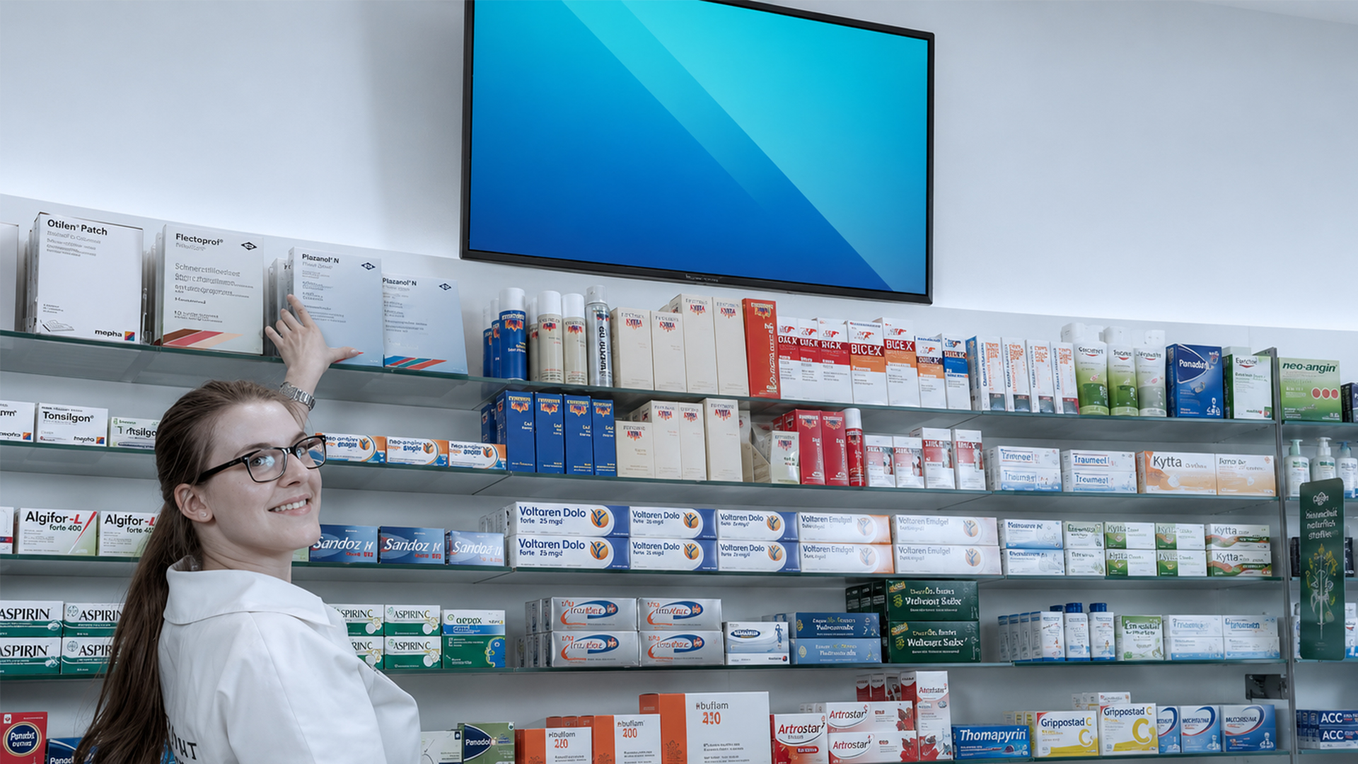 POS-Healthcare — DOOH advertising screen