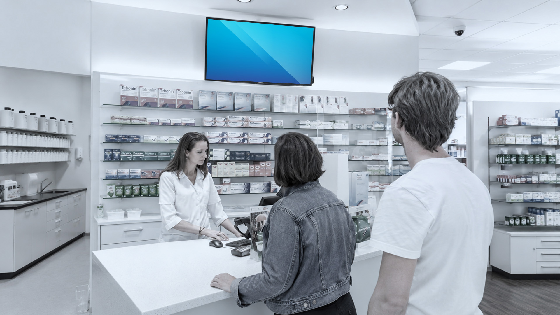 POS-Healthcare — DOOH advertising screen