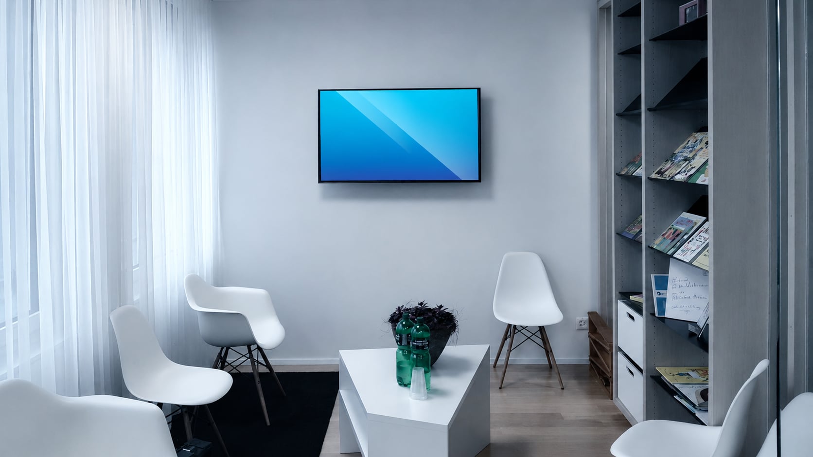 PraxisTV — écran publicitaire DOOH
