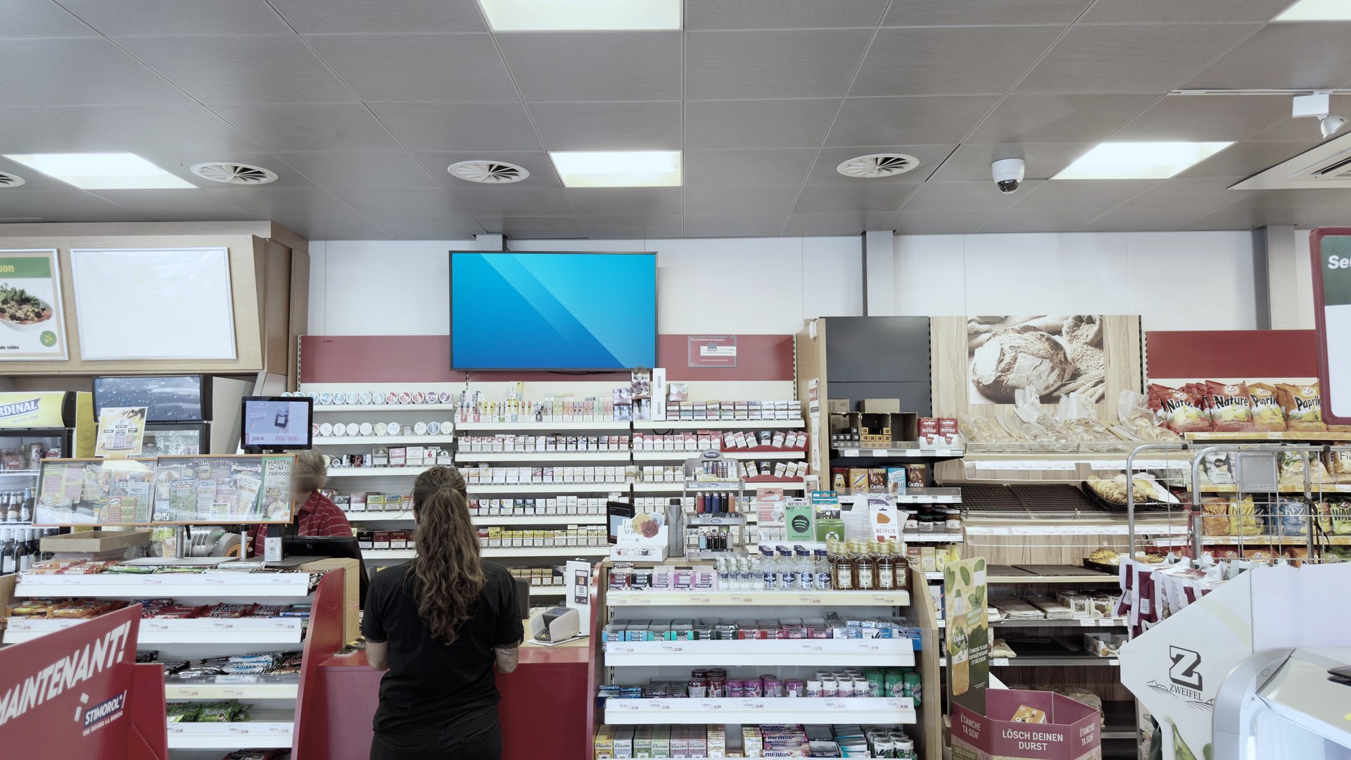 SPAR / TopCC / Tankstellen — DOOH-Werbescreen