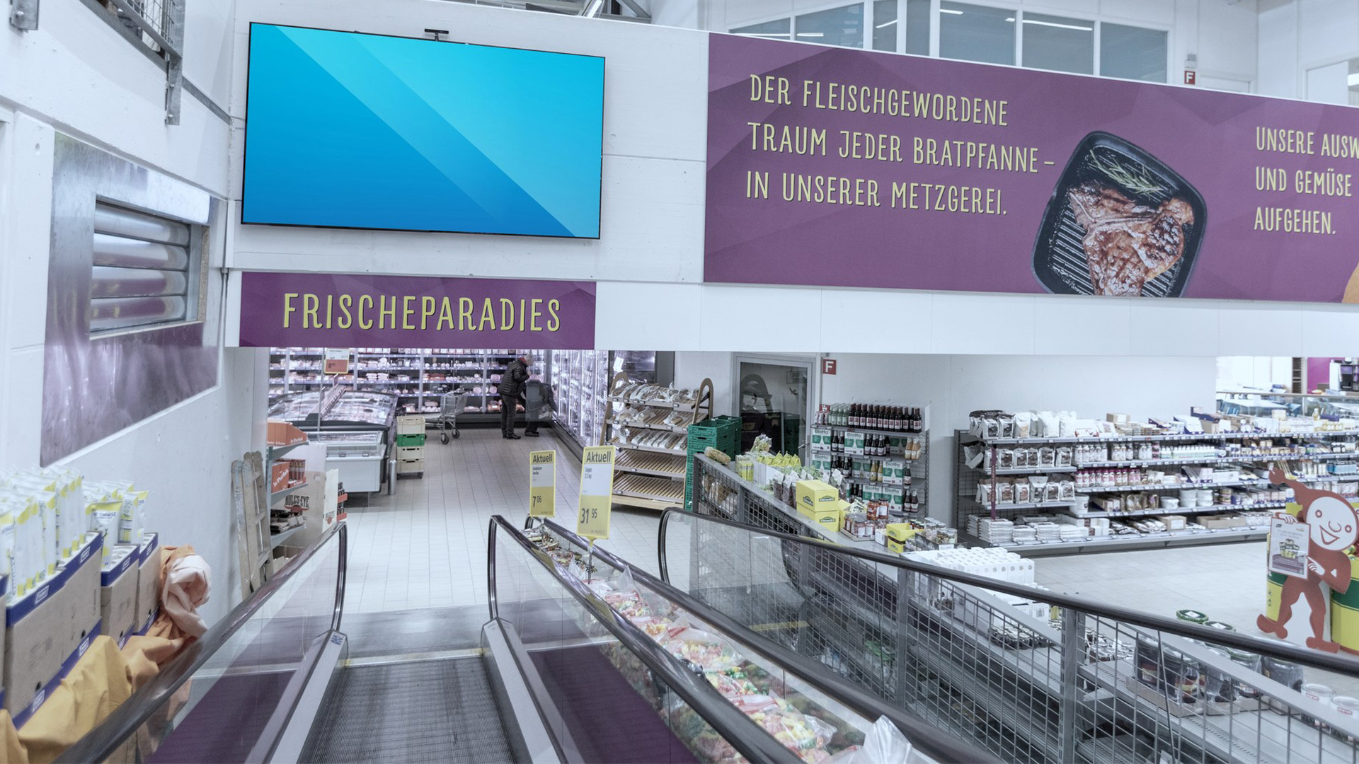 SPAR / TopCC / Tankstellen — DOOH-Werbescreen